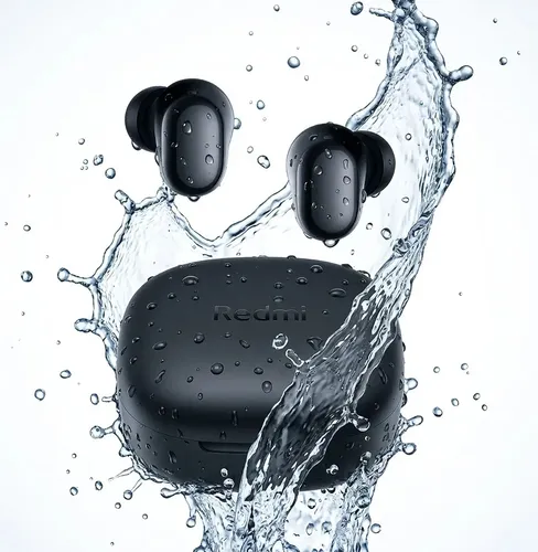 Auriculares Xiaomi Redmi Buds 6 Play de color negro